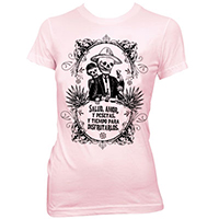 Calavera Fiesta Woman's T-Shirt Pink Small Calavera Fiesta Woman's T-Shirt Pink Small