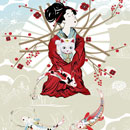 Geisha and Lucky Cat