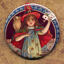 Witch with Owl and Cards