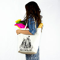 Anne Boleyn Organic Cotton Market Tote Bag TIMT