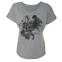 Mermaid La Luxure Tri-Blend Dolman T-Shirt